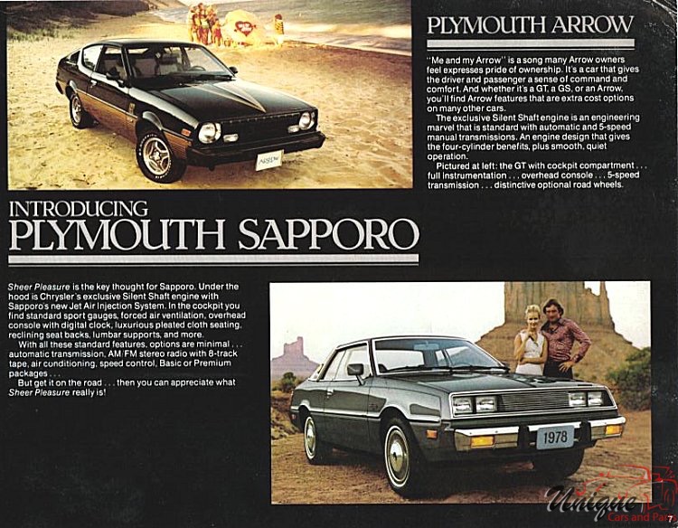 1978 Chrysler-Plymouth Brochure Page 5